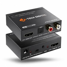 HDMI Audio Extractor 4K 60Hz ARC RCA Optical ...