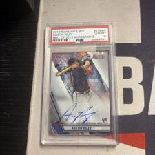 AUSTIN RILEY #B19ARI 2019 BOWMAN'S BEST BEST OF 2019 AUTOGRAPHS PSA 10
