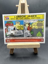 Lebron James 2003 Topps Bazooka Comic Strip Rookie RC #15 Cavs 👑