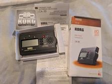 Korg Chromatic Tuner CA-30 Guitar Bass Multiple Instruments - Tested