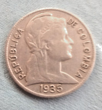 1935 COLOMBIA 2 CENTAVOS - ESTIMATED XF/AU COND. - FREE U.S. / $12.50 WORLD SHIP