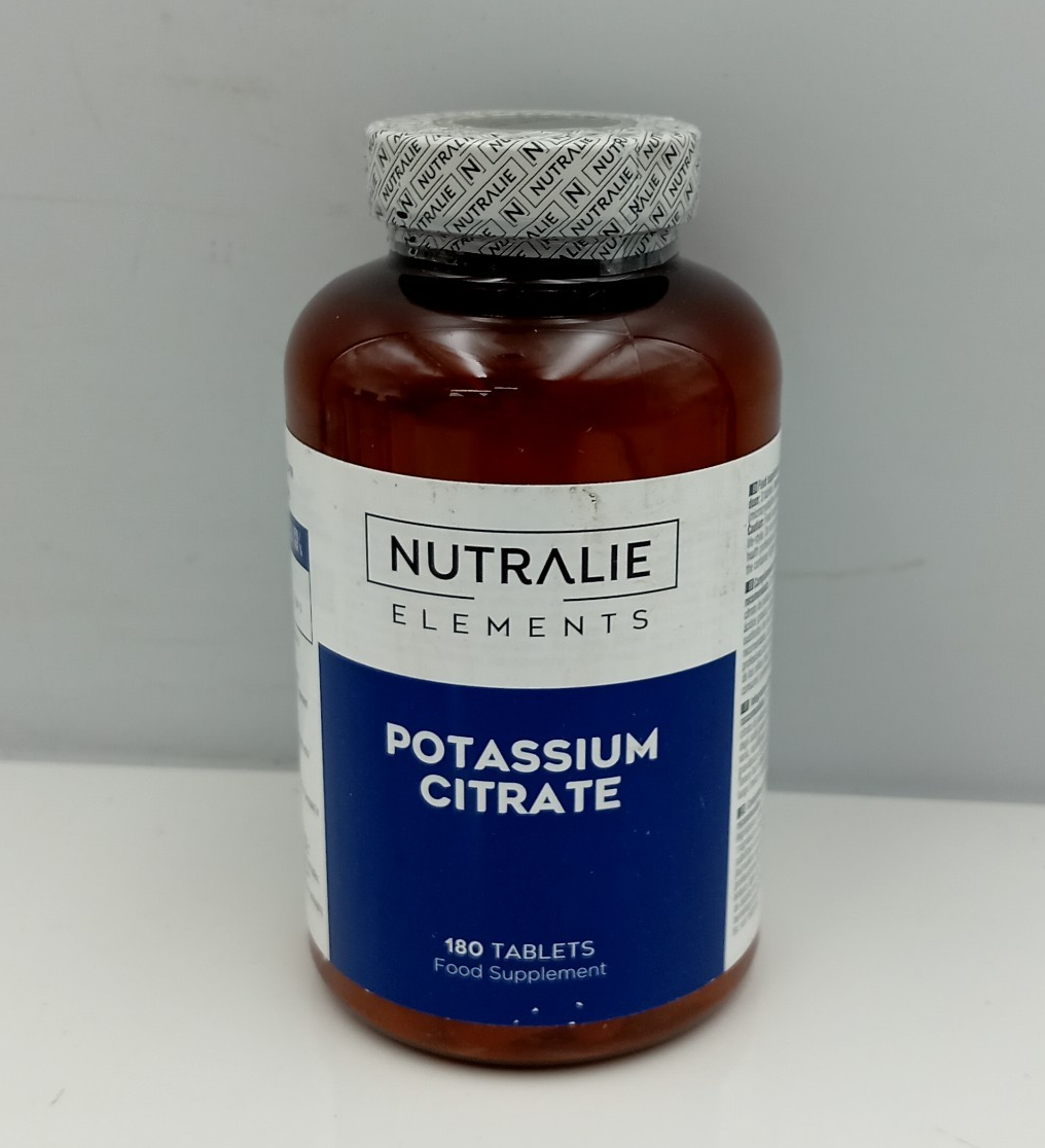 Nutralie Potassium Citrate 180 Tablets High Strength Supplement Electrolyte