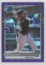 2020 Donruss Optic Rated Rookies FOTL Purple Pandora Prizm 37/99 Luis Robert 4f5