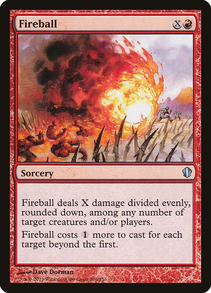 Fireball [Commander 2013] Lightly Played