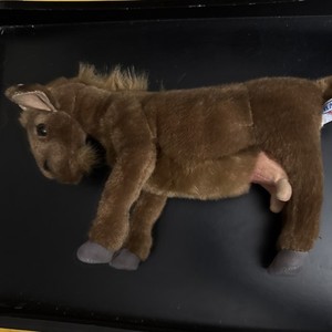 Hansa Brown Goat Plush 4148 Stuffed Animal Toy Lincraft RARE VTG 2004 Adjustable