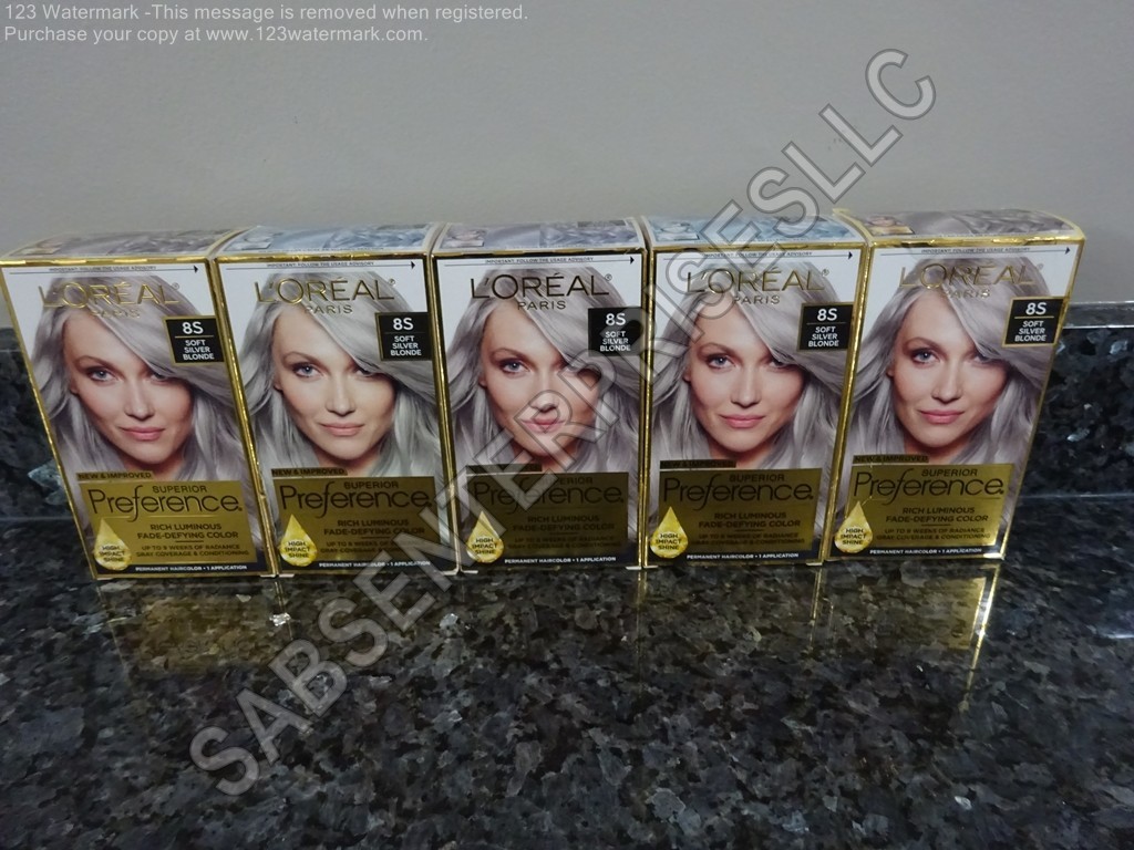 5 L'Oreal Paris Superior Preference #8S SOFT SILVER BLONDE P