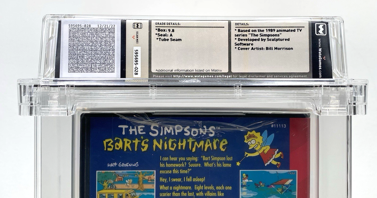 Jeu SEGA Megadrive The Simpsons: Bart's Nightmare - État Correct - Version PAL