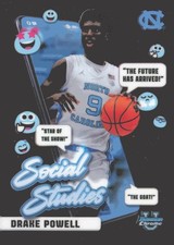 2024-25 Bowman University Chrome #SS-19 Drake Powell Social Studies