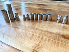 Vintage Indestro Super Socket Lot 12pcs Made In The Usa Metric Sae 38 12 Mix Vintage Indestro Super Socket Lot 12pcs Made In The Usa Metric Sae 38 12 Mix