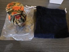 New 2 Small Designer Tree Urns with a Keepsake Velvet Bag for Human Ashes