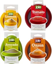 Joie Food Saver Set, Avocado, Tomato, Onion, 4 Count, Multi Pack Stretch Pods 