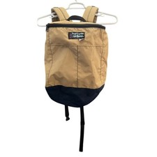 Tough Traveler Vintage Made in USA Backpack Tan Navy Blue Daypack Bag