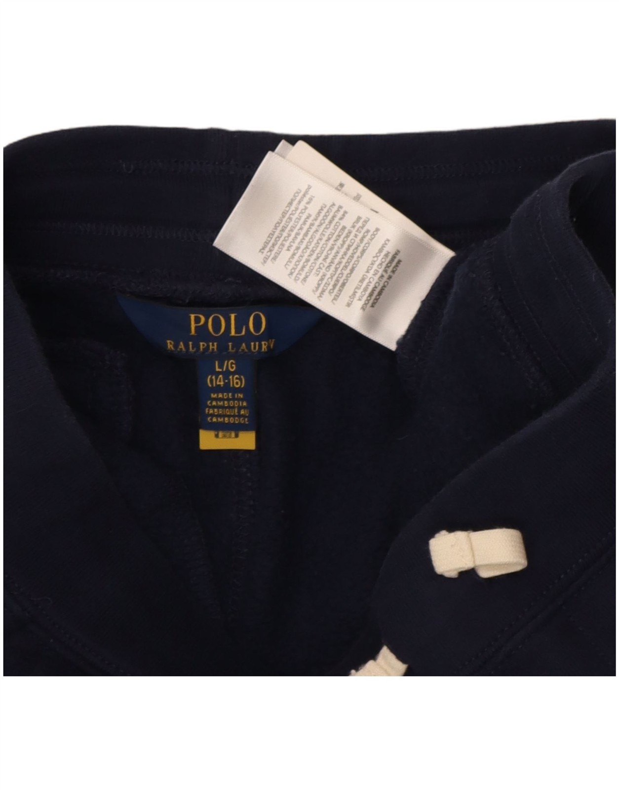 Polo Ralph Lauren Boys Tracksuit Trousers Joggers 14-15 Years Large Navy Bl FB92 image 3