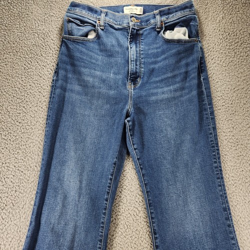 Abercrombie and Fitch Jeans Donna 31/12 The Flare Ultra High Rise Bootcut - Foto 2 di 10