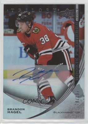 2020-21 Trilogy Premieres Silver Foil Level 2 Brandon Hagel Rookie Auto RC 0o5t