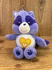 Care Bears Cousins Bright Heart Raccoon Bean Plush Purple 2016 Light Bulb 8  