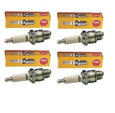 4x NGK BPR6ES Spark Plugs fits Honda Over Head Valve Motors Lawnmower