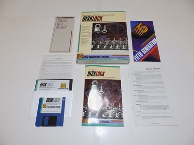 Vintage Software - Fifth Generation Systems Disklock for the IBM PC/XT/AT v1.0