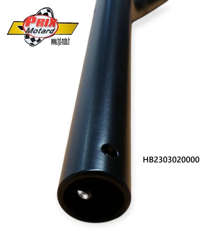 HONDA CB 650 F 2017 2018 2019 2020 GUIDON ACIER NOIR TYPE ORIGINE - Photo 3/4