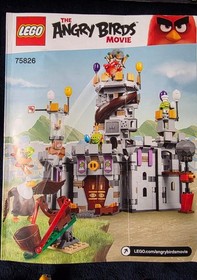 LEGO Angry Birds 75826 King Pig&rsquo;s Castle &ndash; Complete w/ All Figs &ndash; Near Mint