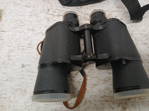 Vintage Crown Coated Optics 7x50 372Ft. At 1000 Yards Binoculars , Strap & Case - Bild 7 von 11
