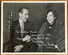 JIMMIE FIDLER—SIGNED PHOTO—FILM GOSSIP COLUMNIST•FOX MOVIETONE•RADIO+TV