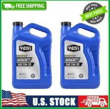 2 PACK x 5 Quarts Super Tech All Mileage Synthetic Blend Motor Oil SAE 5W-20