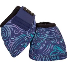 Classic Equine Dyno Turn Patterned No-Turn Bell Boots - Nova - Small - 2520D