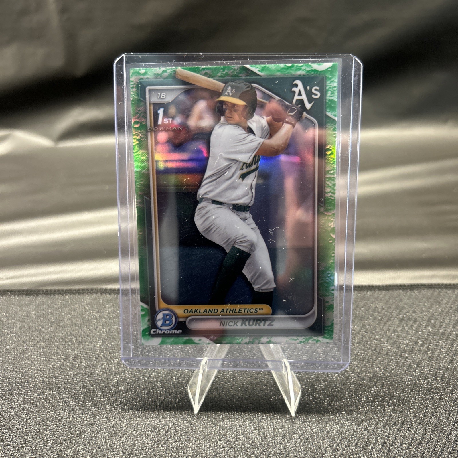 2024 Bowman Draft Chrome Nick Kurtz #BDC-56 Lunar Glow Refractor (RC)