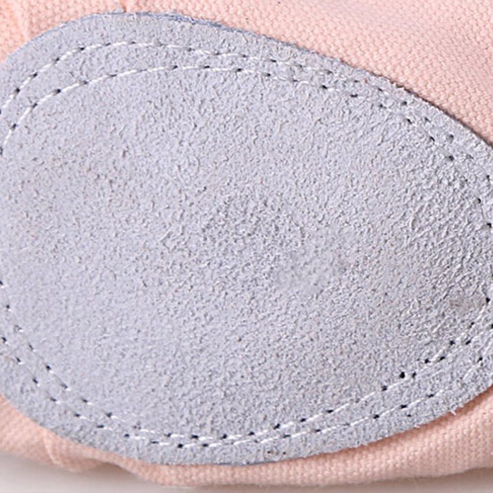 SAOLA Pantofole da ballo con suola spaccata in tela classiche per bambini bambina danza ginnastica yoga