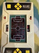 1980 SEARS SOCCER Vintage Hand Held Electronic Game Tested  Working Read descr