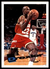 Clyde Drexler 1995-96 Topps #160 Rockets NBA READ FREE SHIPPING AutographDen