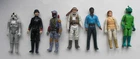 Lot of 7 Original Kenner Star Wars Figures 1978 1979 1980 L.F.L. Hong Kong