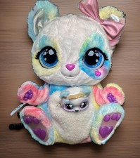 Spin Master Peek-A-Roo Interactive Rainbow Plush Toy Panda Kangaroo w baby Sound