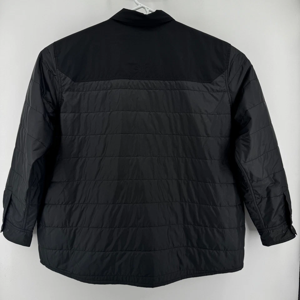 Тактическая рубашка куртка 5.11 3XL очень большая черная стеганая с застежкой спереди с подкладкой - Изображение 3 из 4