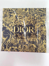 Dior Limited Edition Blue and Gold Empty Gift Box 8.5x8.5x3 NEW Sealed