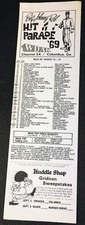 WDAK 54 Columbus GA. Big Johnny Reb Fabulous 54 Survey  8/69 No 1 Rolling Stones
