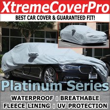 2016 2017 2018 2019 Bmw 740i 750i Waterproof Car Cover Wmirror Pocket -grey