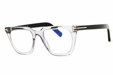 Tom Ford Ft5963-b 020 Grey 50mm Mens Blue Light Blocking Eyeglasses Tom Ford Ft5963-b 020 Grey 50mm Mens Blue Light Blocking Eyeglasses