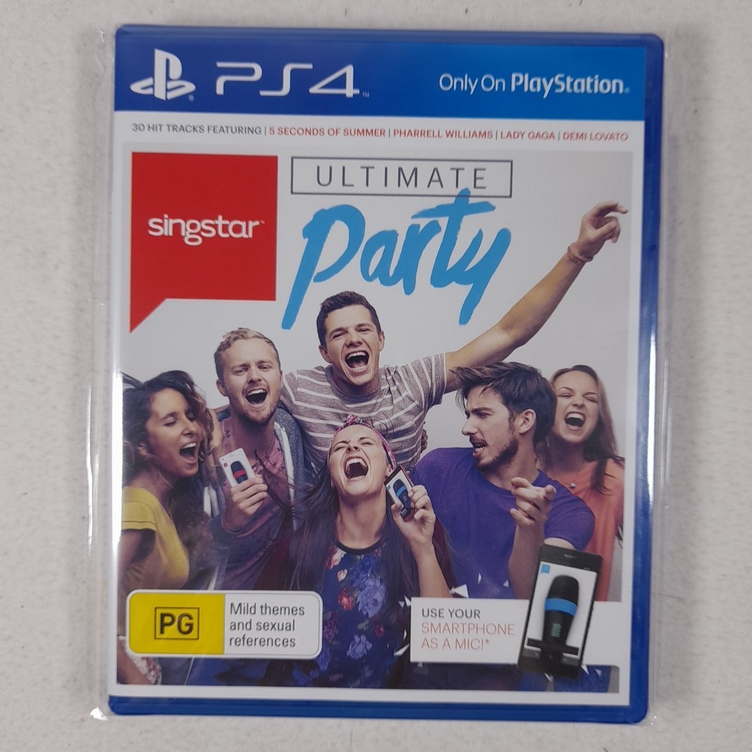 SingStar Ultimate Party (Sony PlayStation 4, PS4 2014) Region 4