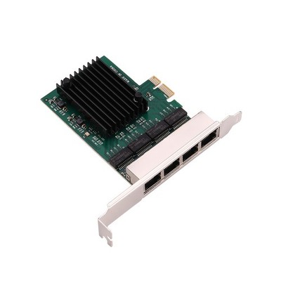 2X(Pci-E X1 Gigabit-Netzwerkkarte Pci-Express 4-Port-Ethernet-Netzwerkkarte6203