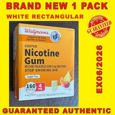 Nicotine Gum Coated 4mg 160ct Sugar Free Fruit Freeze Walgreens