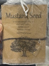 Mustard Seed Women's Necklace Faith-Based Christian Gift