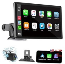 Wireless Carplay Screen for Car HD Portable Car Stereo Touchscreen with 7"