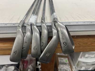 PING G5 Orange Dot Iron Set 4 5 6 7 9 W RH Steel Shafts Missing 8 Iron