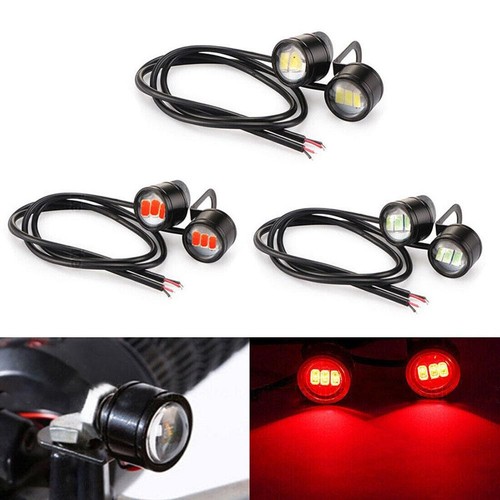 2Pcs LED Motorcycle Super Bright Driving Light Eagle-Eye Reverse Backup Fog Lamp - Picture 4 of 59