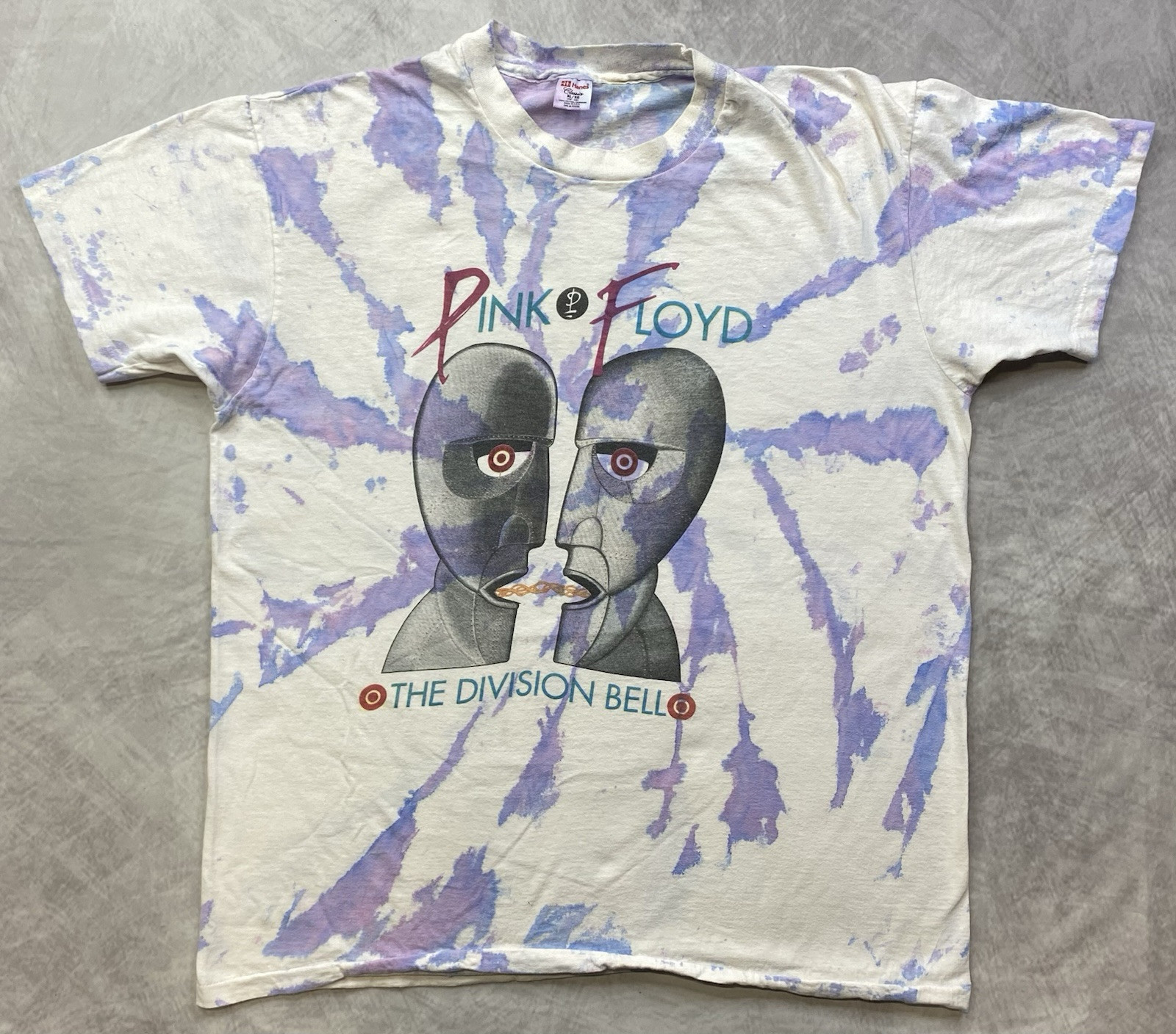 Vintage 1994 Pink Floyd Division Bell World Tour T Shirt XL 90s