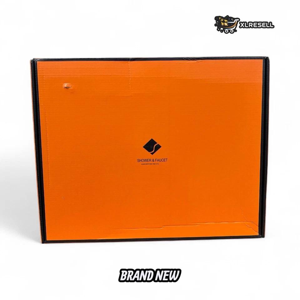 Fapully 3-Spray Tub & Shower Faucet Single Handle 12" Ceiling Mount Brushed Gold - Image 2 of 4