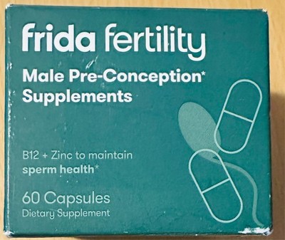 Frida Fertility Male Pre-Conception Supplements 60 Capsules