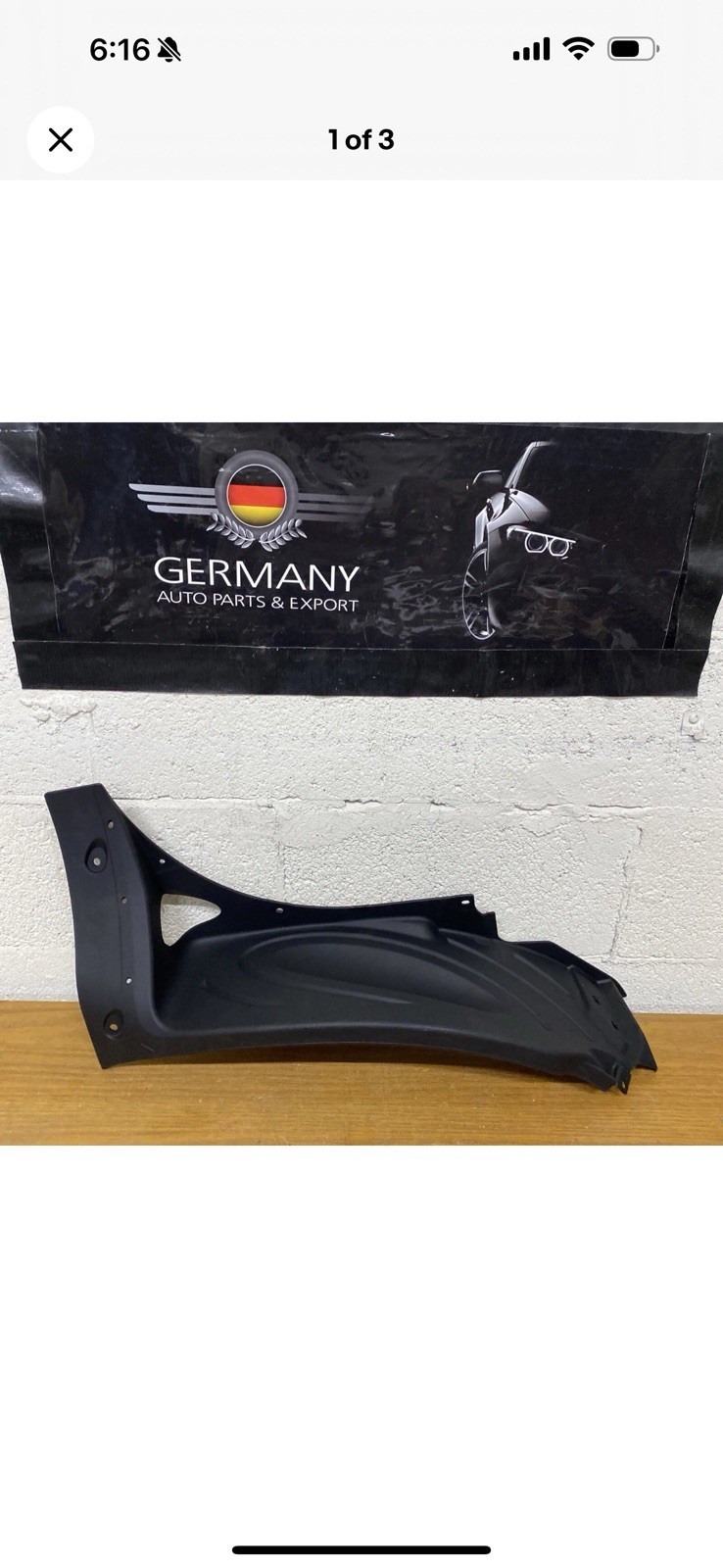 McLaren 570S Front Right Inner Guard Fender Molding 13A5733CP 2016 - 2020 #521